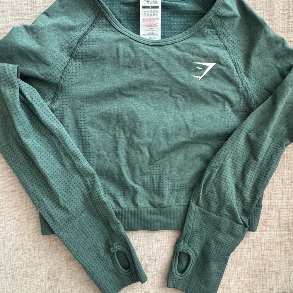 Gymshark Green Crop Top